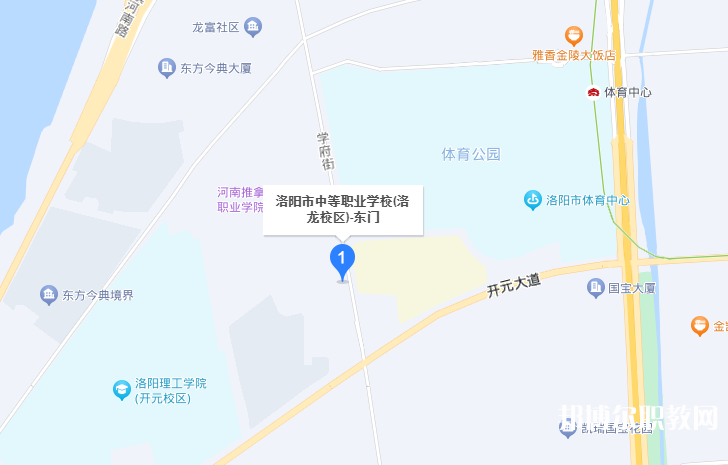 洛陽市中等職業(yè)學(xué)校洛龍校區(qū)地址，乘車路線