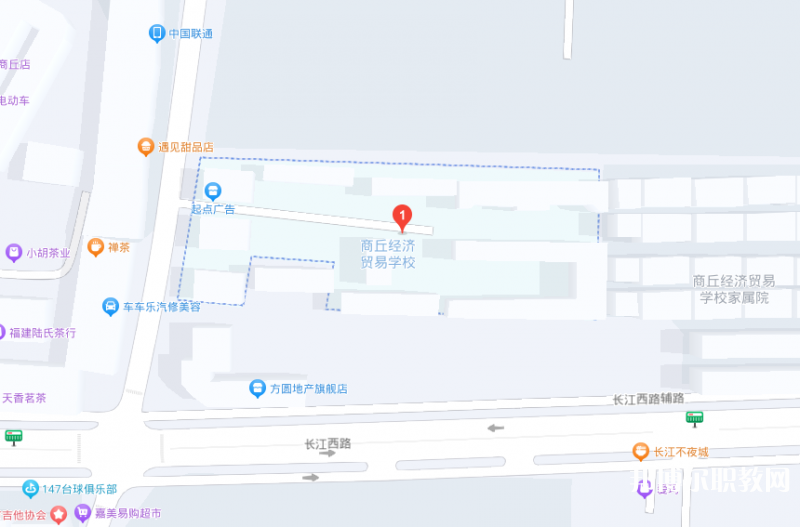 商丘經(jīng)濟貿(mào)易學(xué)校地址，乘車路線
