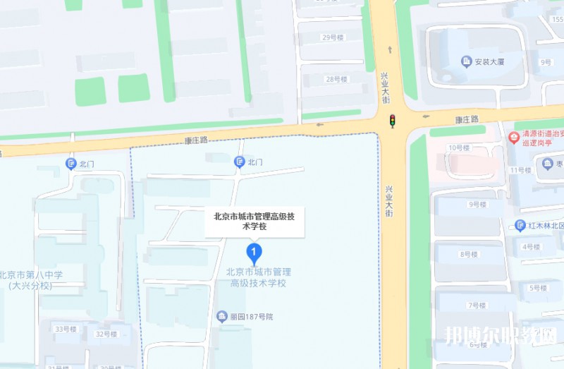 北京市城市管理高級(jí)技術(shù)學(xué)校地址，乘車路線