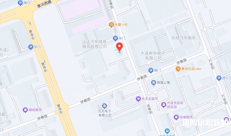 大連市蘭克藝術中等職業(yè)學校地址，乘車路線