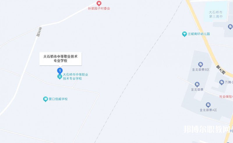 大石橋市中等職業(yè)技術(shù)專(zhuān)業(yè)學(xué)校地址，乘車(chē)路線