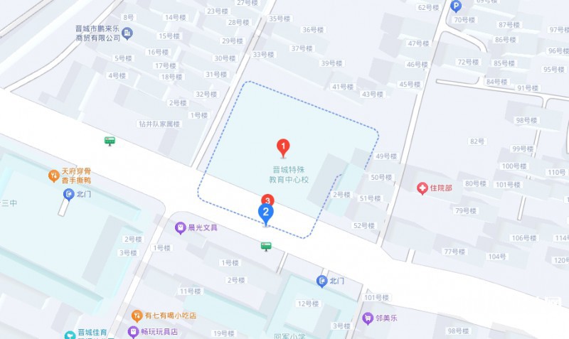 晉城市特殊教育中心學(xué)校地址，乘車路線