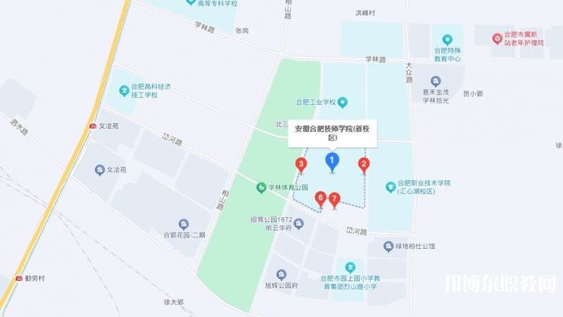 合肥技師學(xué)院地址，乘車路線